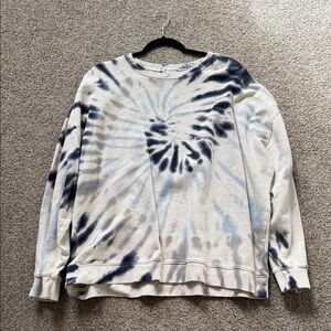 Peloton Blue and Cream Sweatshirt